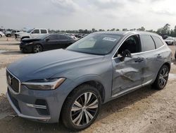 Salvage cars for sale at Houston, TX auction: 2022 Volvo XC60 B5 Inscription