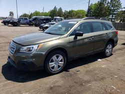 Salvage cars for sale from Copart Denver, CO: 2015 Subaru Outback 2.5I