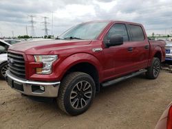 Salvage cars for sale from Copart Elgin, IL: 2015 Ford F150 Supercrew
