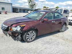 Salvage cars for sale at Tulsa, OK auction: 2012 Honda Accord EXL