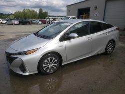 Vehiculos salvage en venta de Copart Arlington, WA: 2021 Toyota Prius Prime LE