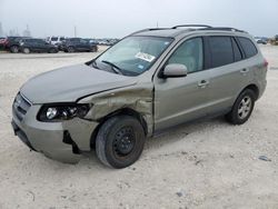 Salvage cars for sale at New Braunfels, TX auction: 2007 Hyundai Santa FE GLS