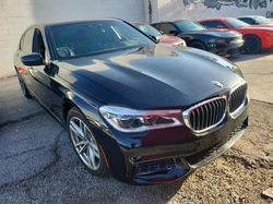 BMW 750 i salvage cars for sale: 2016 BMW 750 I