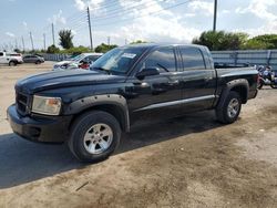 Dodge salvage cars for sale: 2008 Dodge Dakota Quad SLT