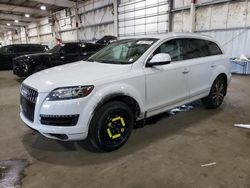 Salvage cars for sale from Copart Woodburn, OR: 2014 Audi Q7 Premium Plus