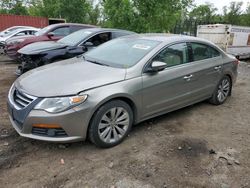 Salvage cars for sale from Copart Baltimore, MD: 2010 Volkswagen CC Sport