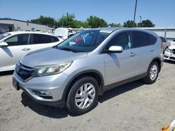 Salvage cars for sale at Sacramento, CA auction: 2016 Honda CR-V EX