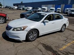 Salvage cars for sale at Woodhaven, MI auction: 2011 Honda Accord EXL