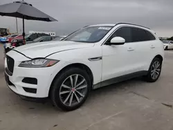 Salvage cars for sale at Grand Prairie, TX auction: 2018 Jaguar F-PACE Prestige