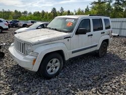 Salvage cars for sale at Windham, ME auction: 2010 Jeep Liberty Sport