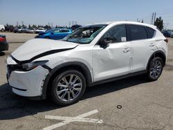 Salvage cars for sale from Copart Rancho Cucamonga, CA: 2021 Mazda CX-5 Grand Touring