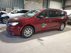 Salvage cars for sale at Eldridge, IA auction: 2021 Chrysler Voyager LXI