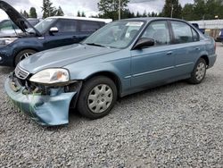 Salvage cars for sale at Graham, WA auction: 2000 Honda Civic Base