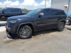 Jeep Grand Cherokee Trailhawk salvage cars for sale: 2018 Jeep Grand Cherokee Trailhawk