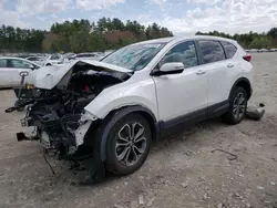 Salvage cars for sale at Mendon, MA auction: 2021 Honda CR-V EXL