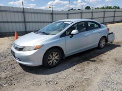 Salvage cars for sale from Copart Lumberton, NC: 2012 Honda Civic LX