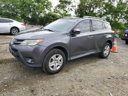 Salvage cars for sale from Copart Baltimore, MD: 2015 Toyota Rav4 LE