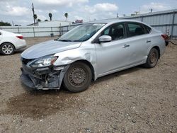 Salvage cars for sale at Mercedes, TX auction: 2016 Nissan Sentra S