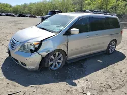 Vehiculos salvage en venta de Copart Marlboro, NY: 2008 Honda Odyssey Touring
