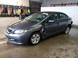 Salvage cars for sale at Candia, NH auction: 2015 Honda Civic LX