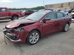 Salvage cars for sale at Fredericksburg, VA auction: 2015 Chrysler 200 Limited