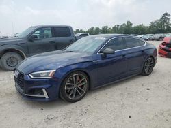 Salvage cars for sale from Copart Houston, TX: 2018 Audi S5 Prestige