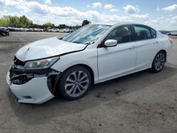 Honda Accord Sport salvage cars for sale: 2013 Honda Accord Sport