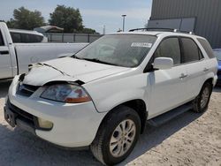 Acura mdx Touring salvage cars for sale: 2003 Acura MDX Touring