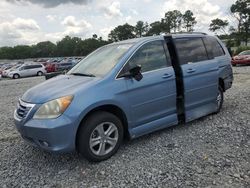 Salvage cars for sale at Byron, GA auction: 2009 Honda Odyssey Touring