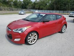 Salvage cars for sale from Copart Fort Pierce, FL: 2013 Hyundai Veloster