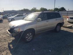 Salvage cars for sale from Copart Sacramento, CA: 2002 Toyota Highlander Limited