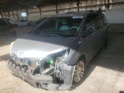 Salvage cars for sale from Copart Phoenix, AZ: 2011 Toyota Sienna XLE