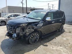 Salvage cars for sale at Sun Valley, CA auction: 2022 Nissan Armada Platinum
