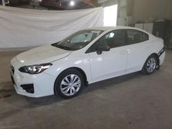 Salvage cars for sale at North Billerica, MA auction: 2018 Subaru Impreza