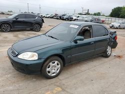 Salvage cars for sale from Copart Oklahoma City, OK: 2000 Honda Civic EX