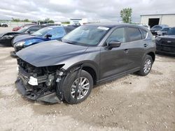 Salvage cars for sale at Kansas City, KS auction: 2022 Mazda CX-5 Preferred
