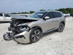 Salvage cars for sale from Copart New Braunfels, TX: 2021 Nissan Rogue SL
