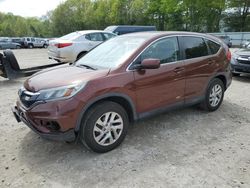 Salvage cars for sale at North Billerica, MA auction: 2016 Honda CR-V EX