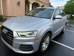 Salvage cars for sale from Copart New Britain, CT: 2017 Audi Q3 Premium