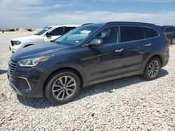 Salvage cars for sale at Temple, TX auction: 2017 Hyundai Santa FE SE