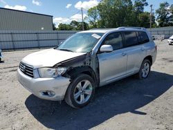 Salvage cars for sale at Gastonia, NC auction: 2010 Toyota Highlander Limited