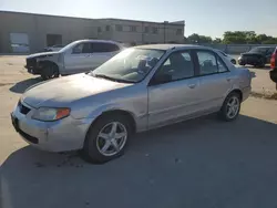 Salvage cars for sale at Wilmer, TX auction: 2001 Mazda Protege LX