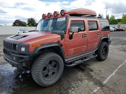 Salvage cars for sale at Portland, OR auction: 2003 Hummer H2