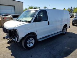 Salvage cars for sale from Copart Woodburn, OR: 2020 GMC Savana G2500