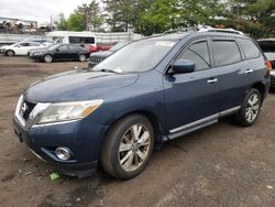 Salvage cars for sale at New Britain, CT auction: 2013 Nissan Pathfinder S