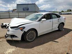 Vehiculos salvage en venta de Copart Colorado Springs, CO: 2017 Ford Fusion Titanium