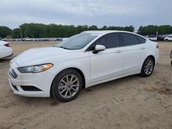 Salvage cars for sale at Conway, AR auction: 2017 Ford Fusion SE