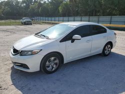 Salvage cars for sale at Fort Pierce, FL auction: 2015 Honda Civic LX
