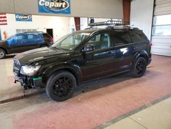 Salvage cars for sale at Angola, NY auction: 2017 Dodge Journey GT