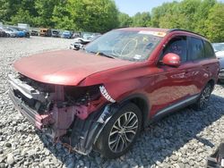 Salvage cars for sale from Copart Windsor, NJ: 2016 Mitsubishi Outlander SE